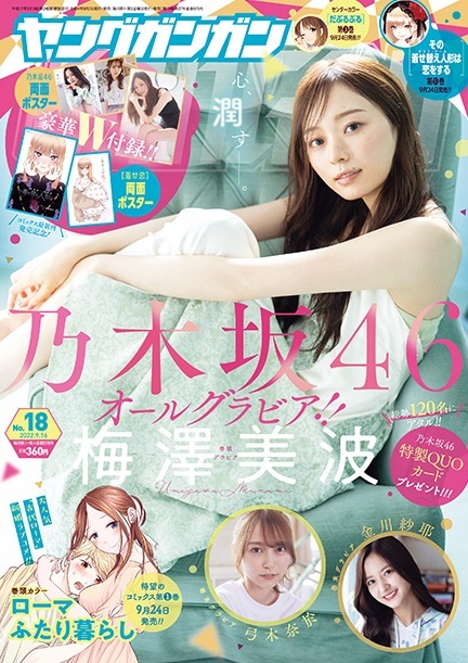 Portada de Young Gangan 2022 18