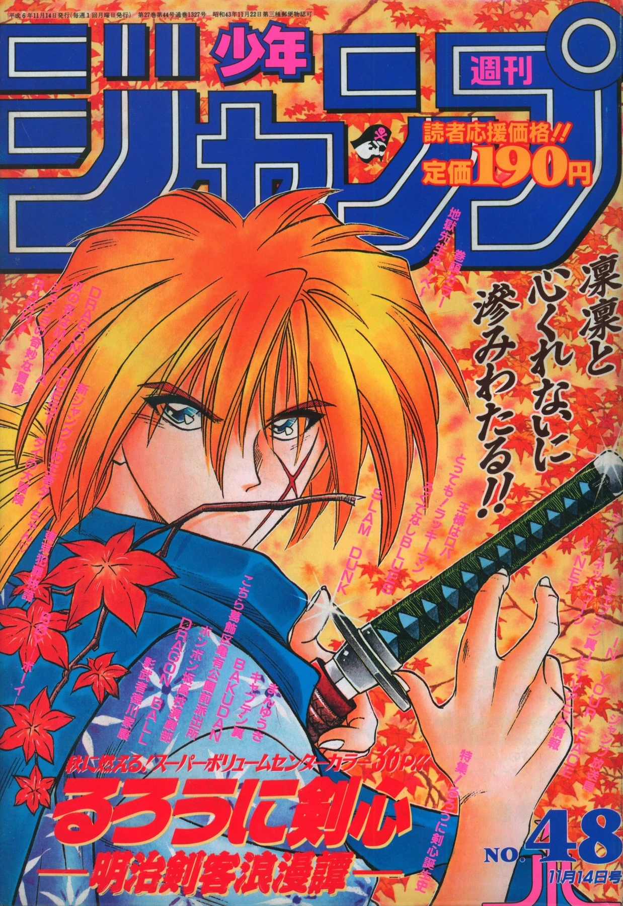 Cover of Weekly Shōnen Jump 1994 48