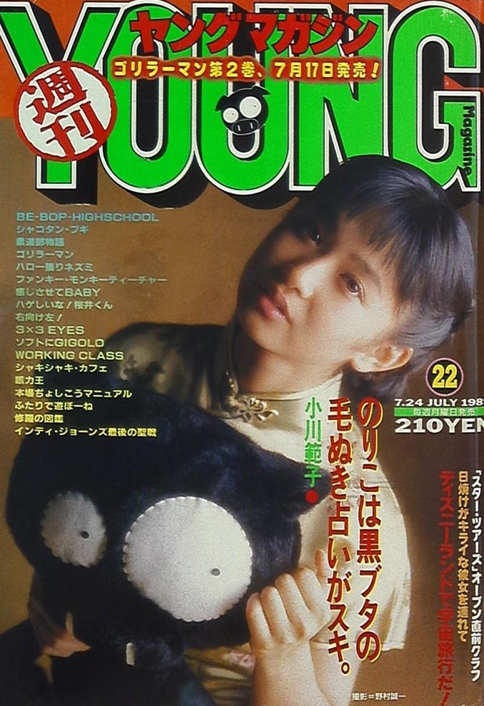 Cover of Weekly Young Magazine 1989 22