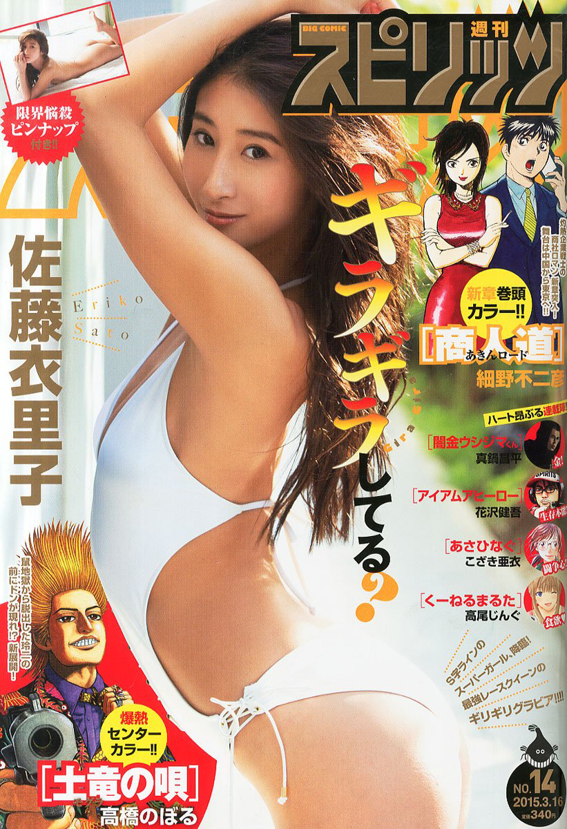 Copertina di Big Comic Spirits 2015 14