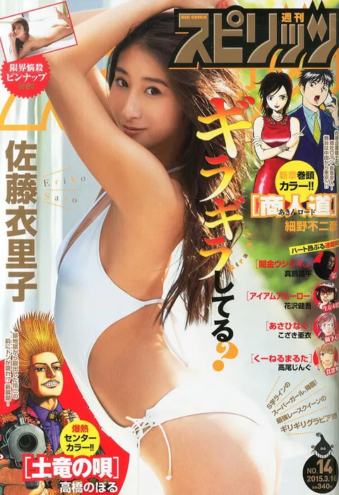 Portada de Big Comic Spirits 2015 14