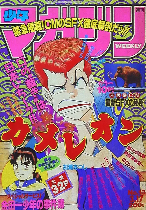 Cover of Weekly Shōnen Magazine 1993 13