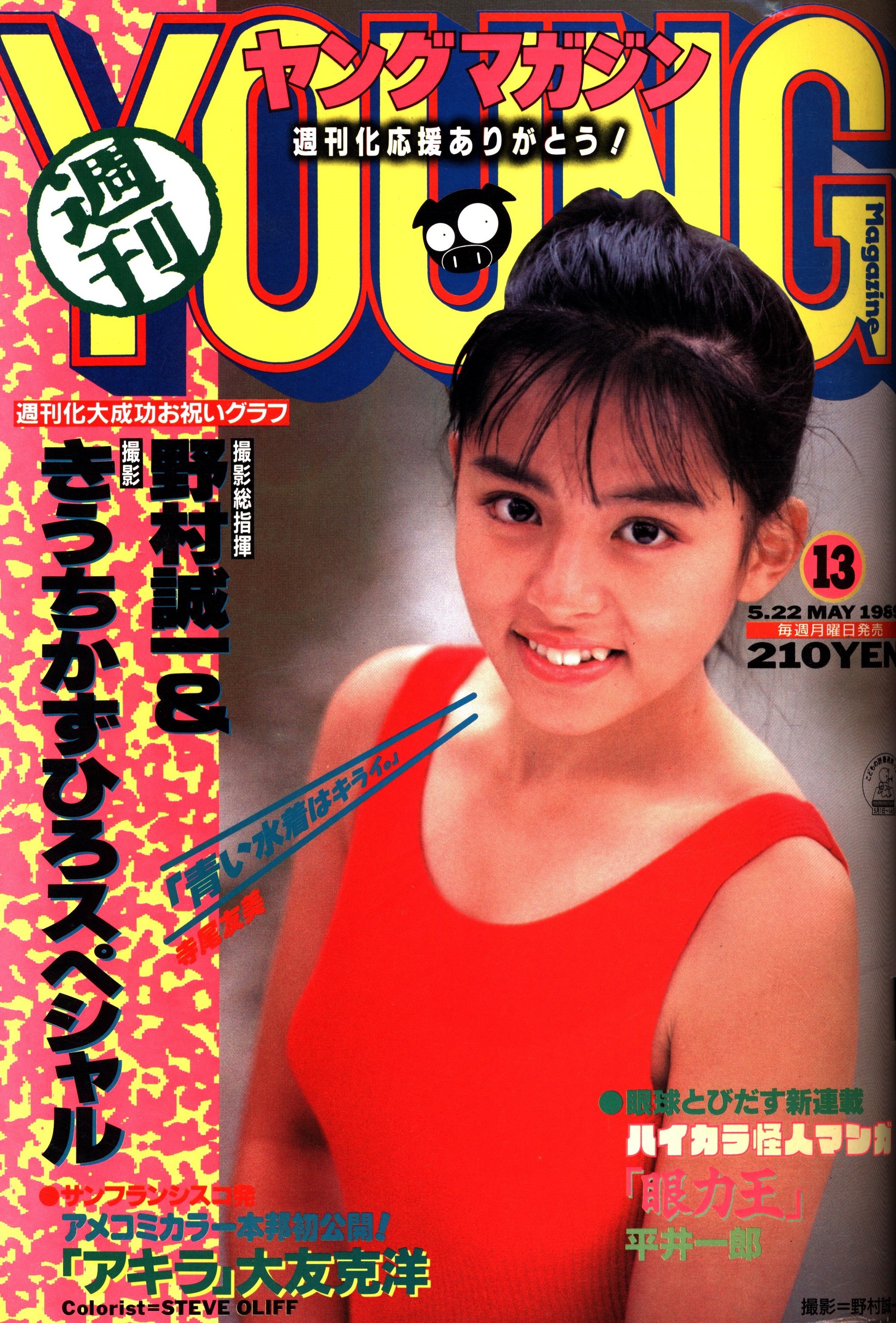 Copertina di Weekly Young Magazine 1989 13