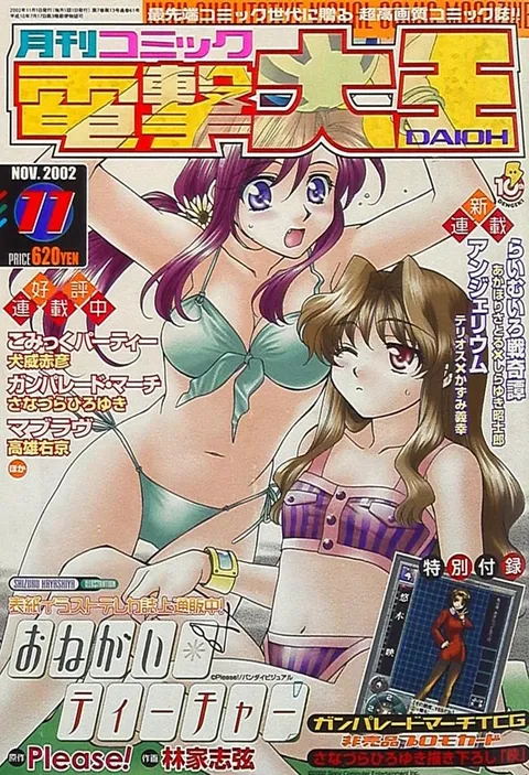 Portada de Dengeki Daioh 2002 11