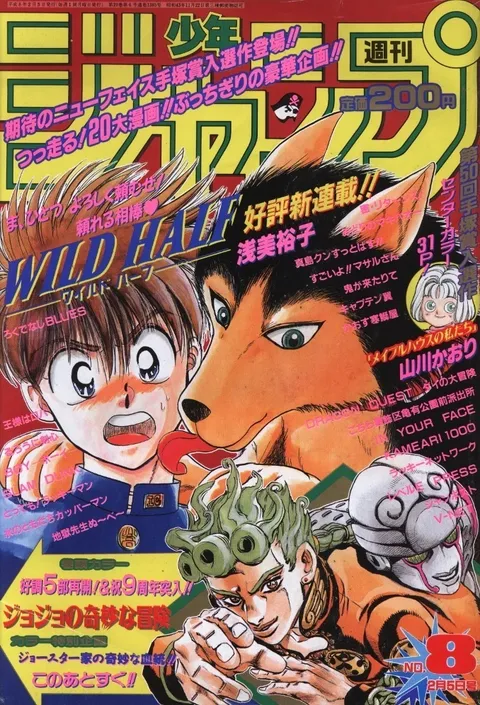Portada de Weekly Shōnen Jump 1996 8
