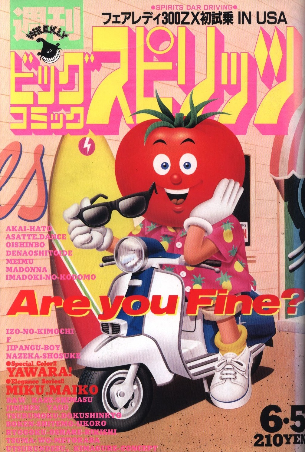 Copertina di Big Comic Spirits 1989 25