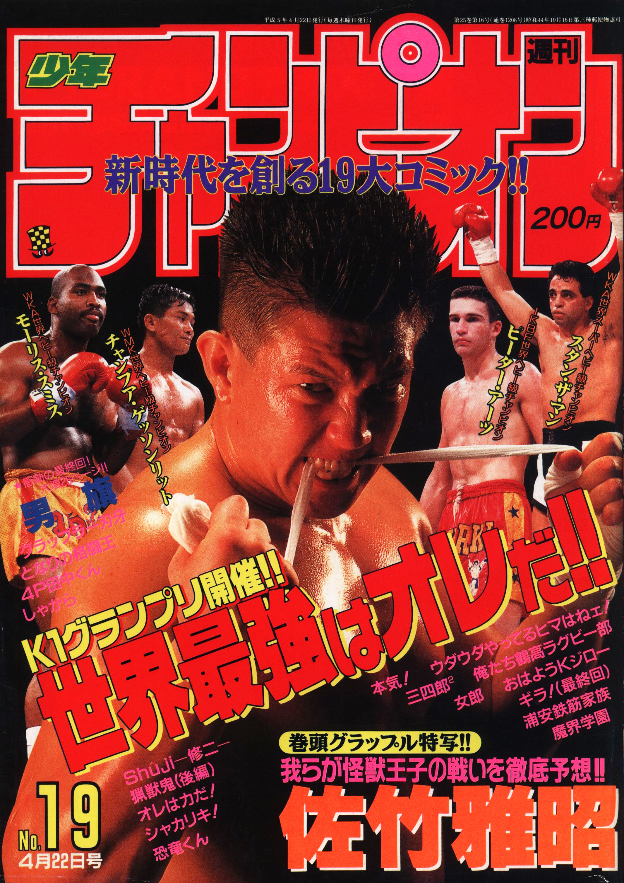 Portada de Weekly Shōnen Champion 1993 19