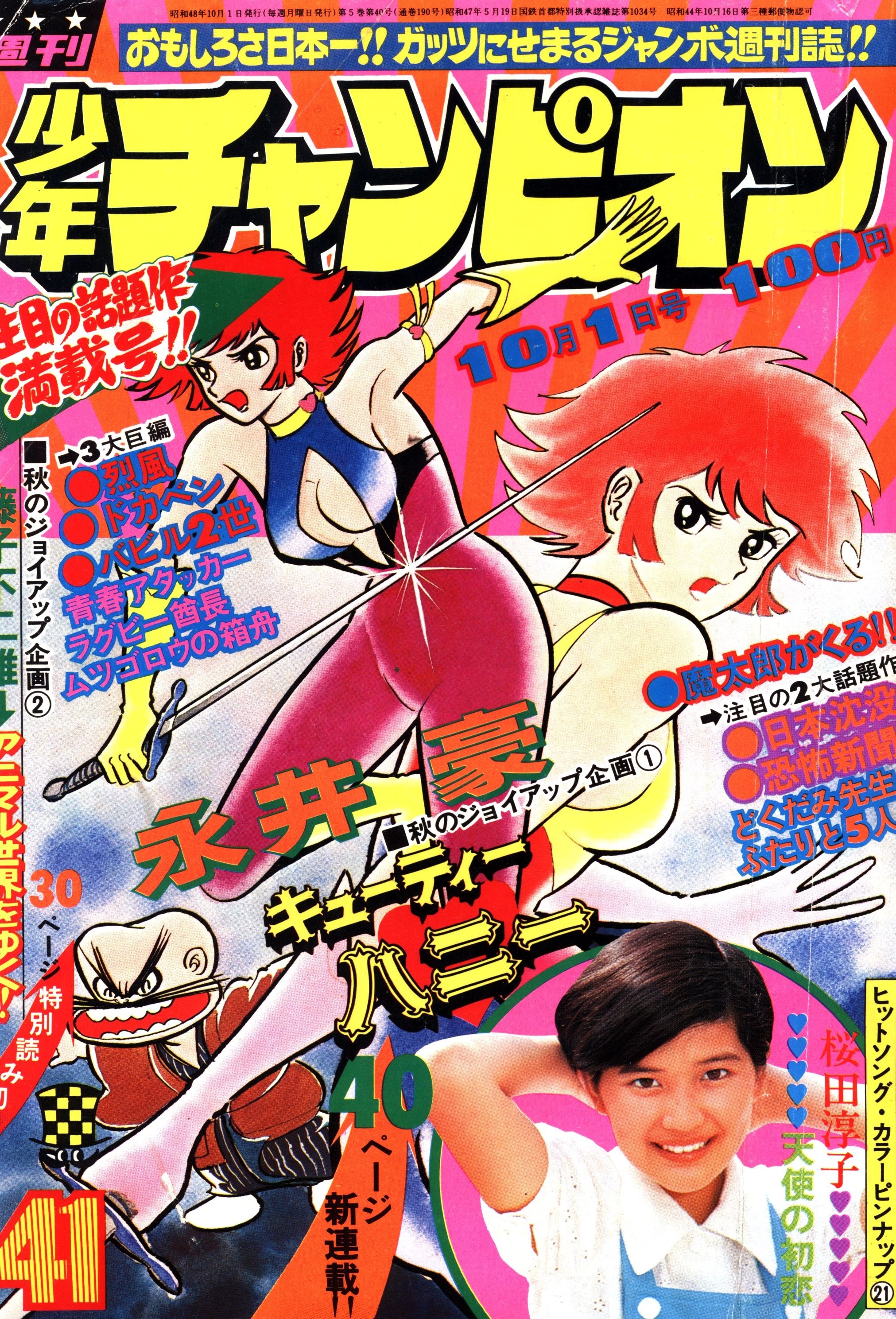 Cover of Weekly Shōnen Champion 1973 41
