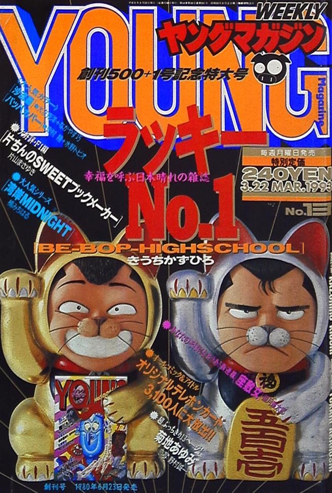 Cover of Weekly Young Magazine 1993 13
