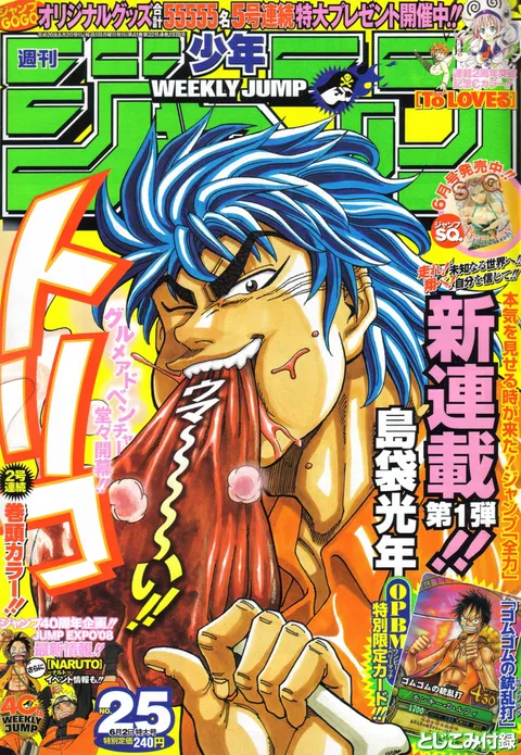 Cover von Weekly Shōnen Jump 2008 25