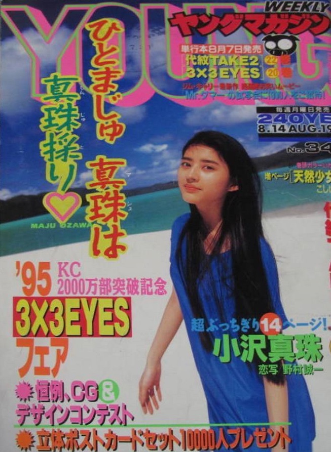 Cover of Weekly Young Magazine 1995 34
