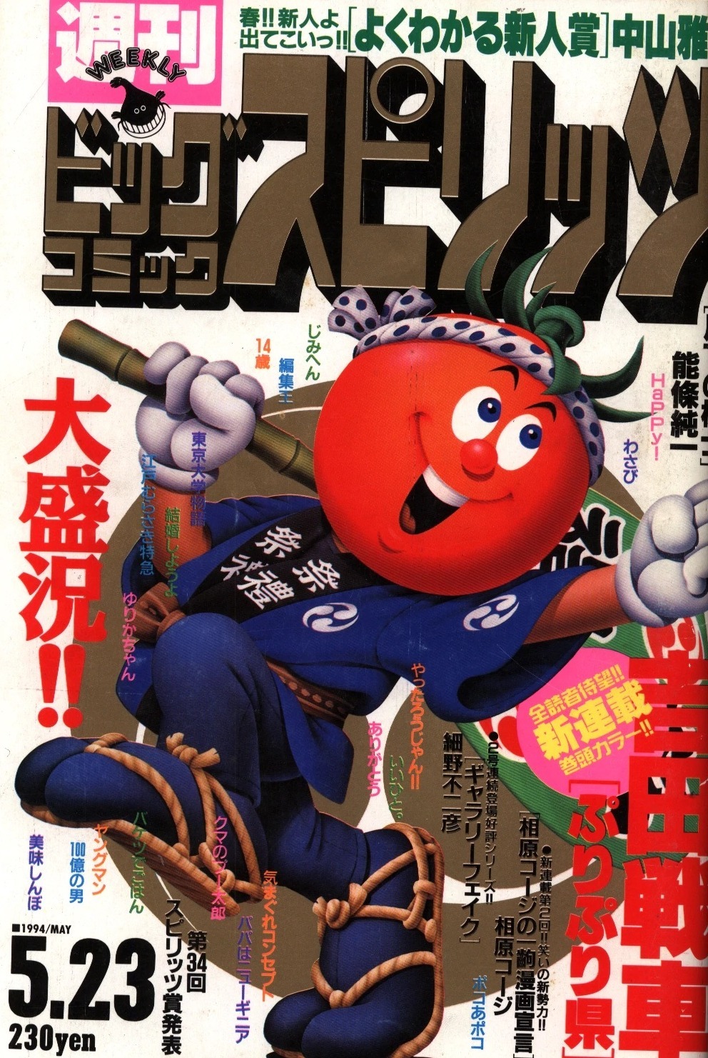 Portada de Big Comic Spirits 1994 22