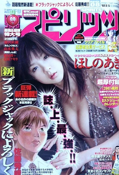 Portada de Big Comic Spirits 2007 8