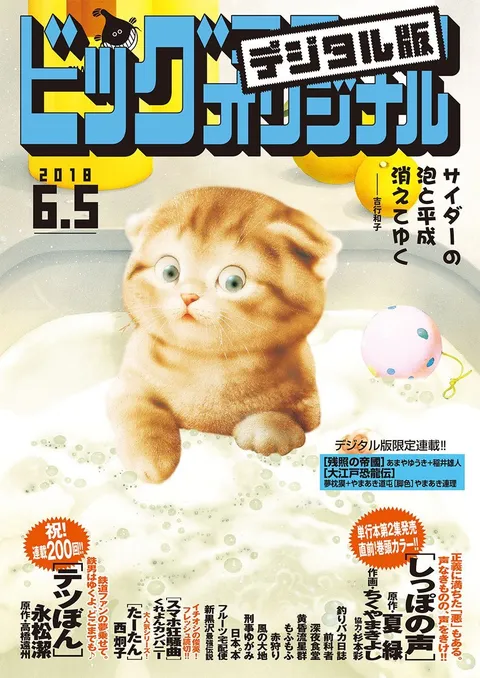 Cover of Big Comic Original 2018 11