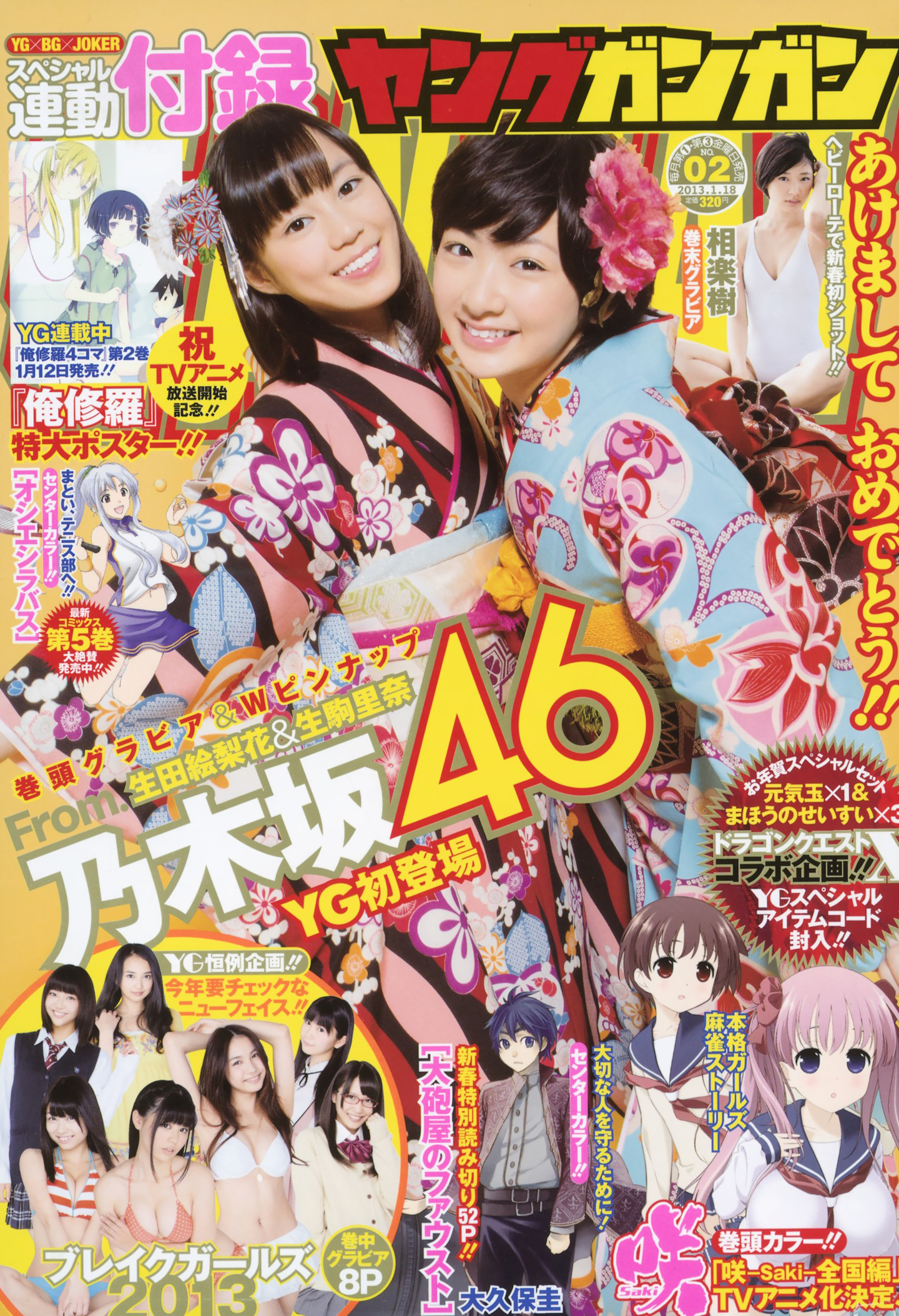 Portada de Young Gangan 2013 2
