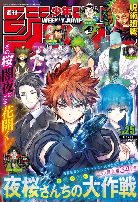 Copertina di Weekly Shōnen Jump 2021 25