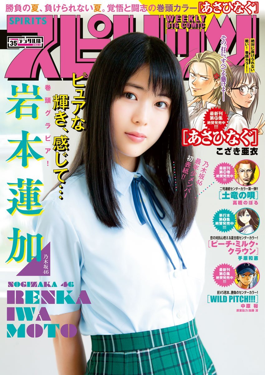 Portada de Big Comic Spirits 2018 35