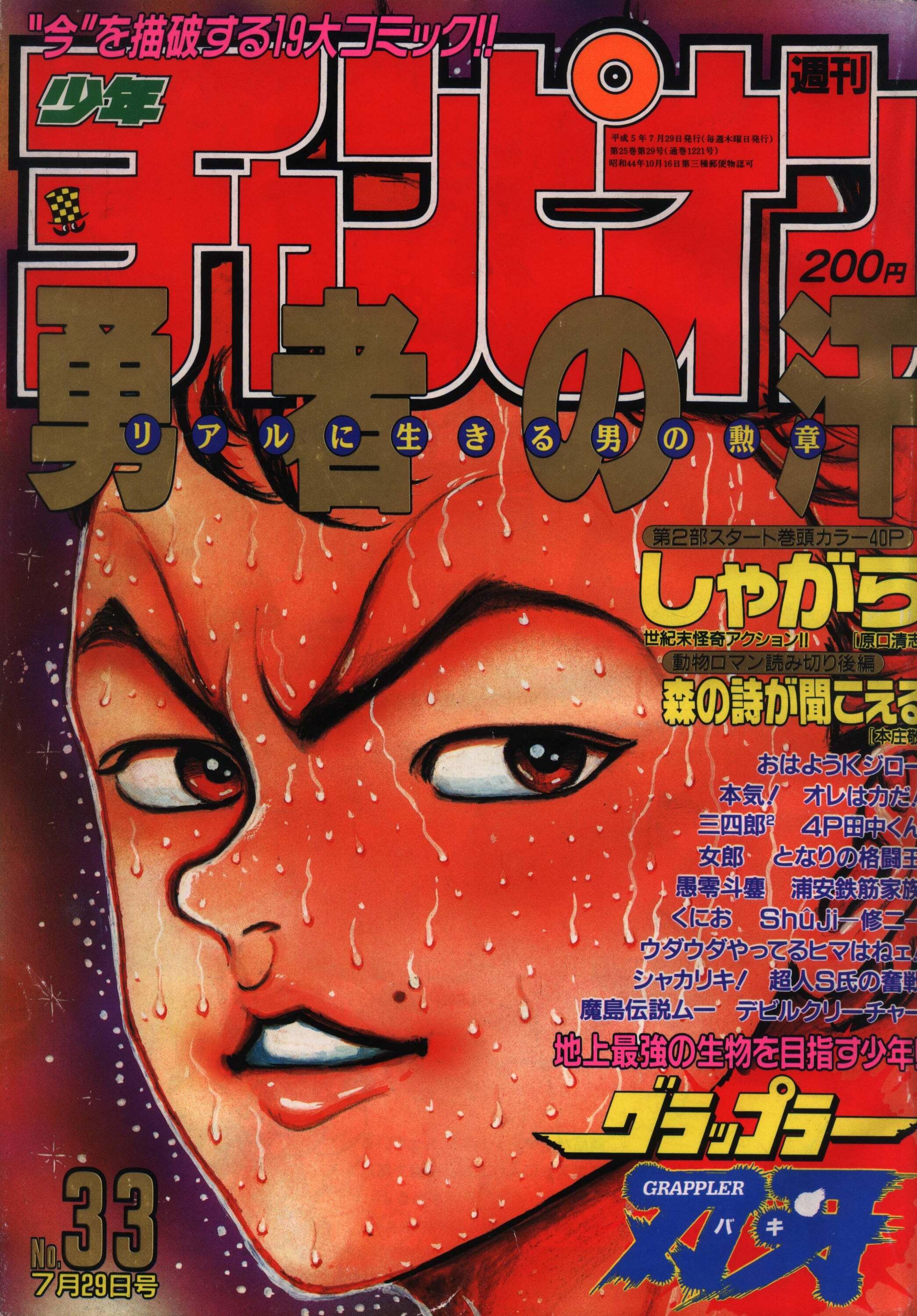 Copertina di Weekly Shōnen Champion 1993 33