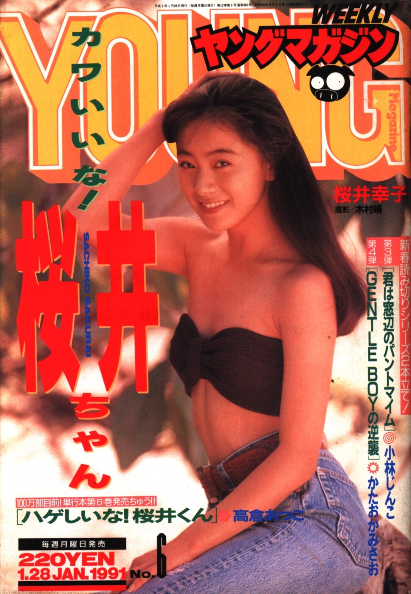 Copertina di Weekly Young Magazine 1991 6