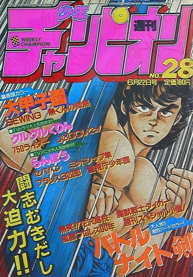 Cover of Weekly Shōnen Champion 1984 28