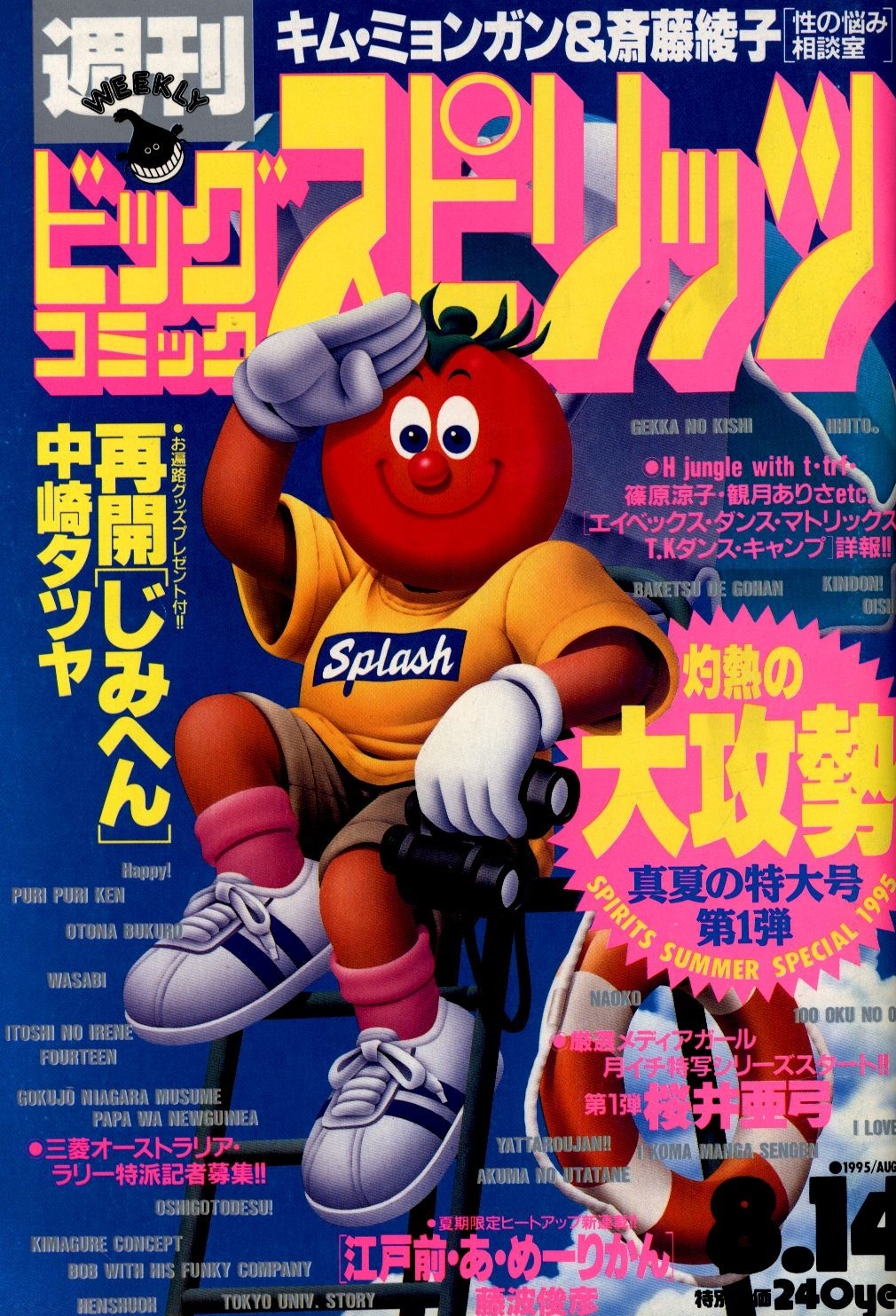 Cover of Big Comic Spirits 1995 34