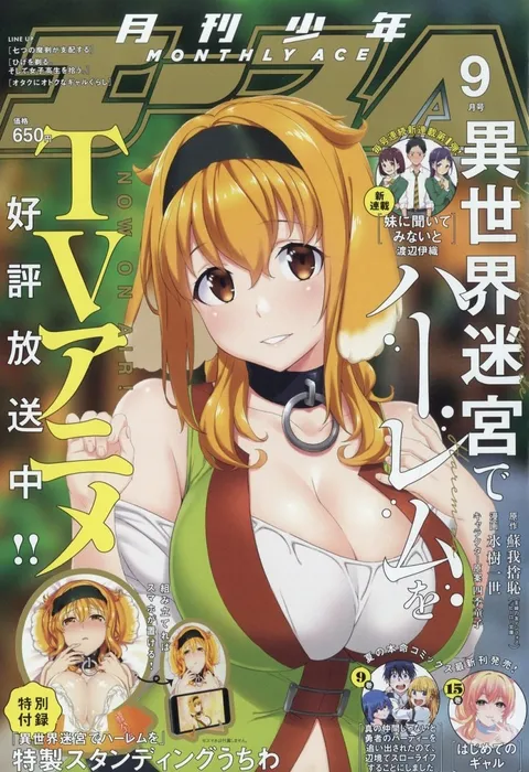 Cover of Monthly Shōnen Ace 2022 9