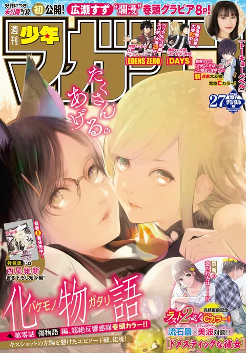 Copertina di Weekly Shōnen Magazine 2020 27