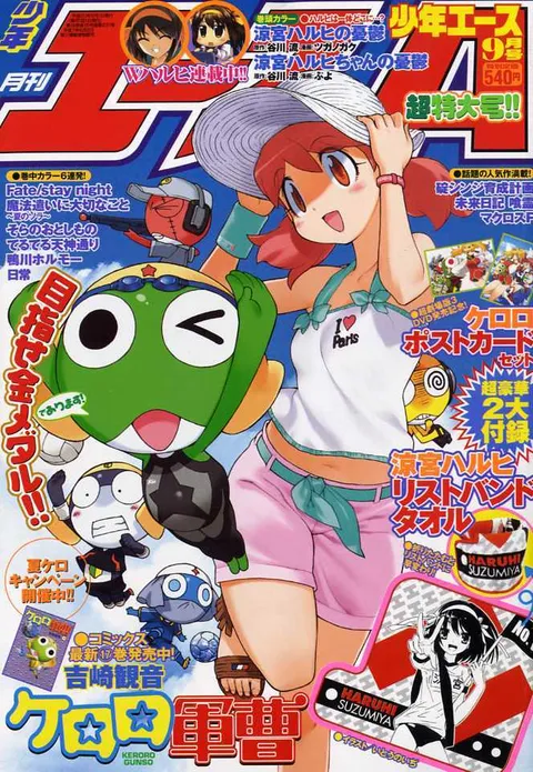 Cover of Monthly Shōnen Ace 2008 9