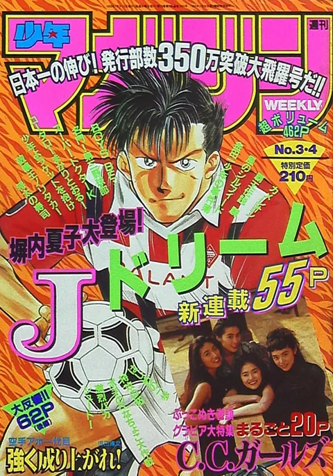 Cover of Weekly Shōnen Magazine 1993 3-4