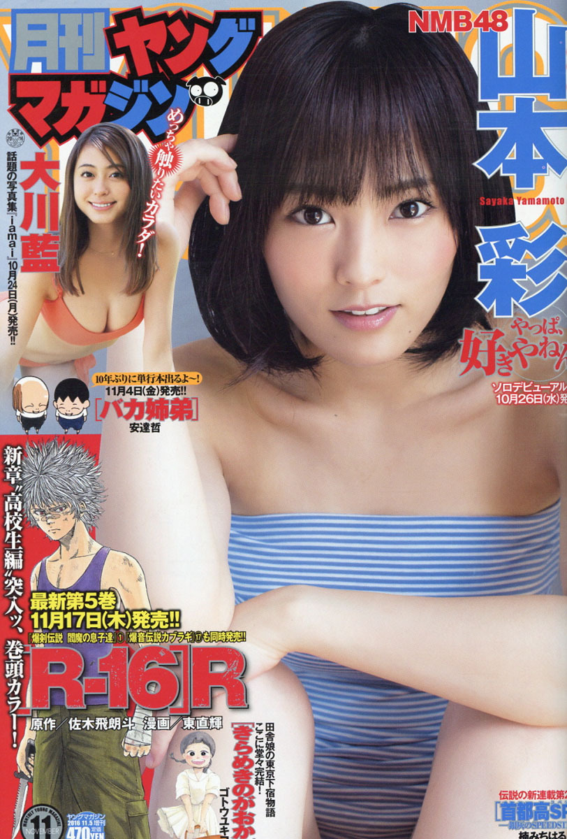 Copertina di Monthly Young Magazine 2016 11