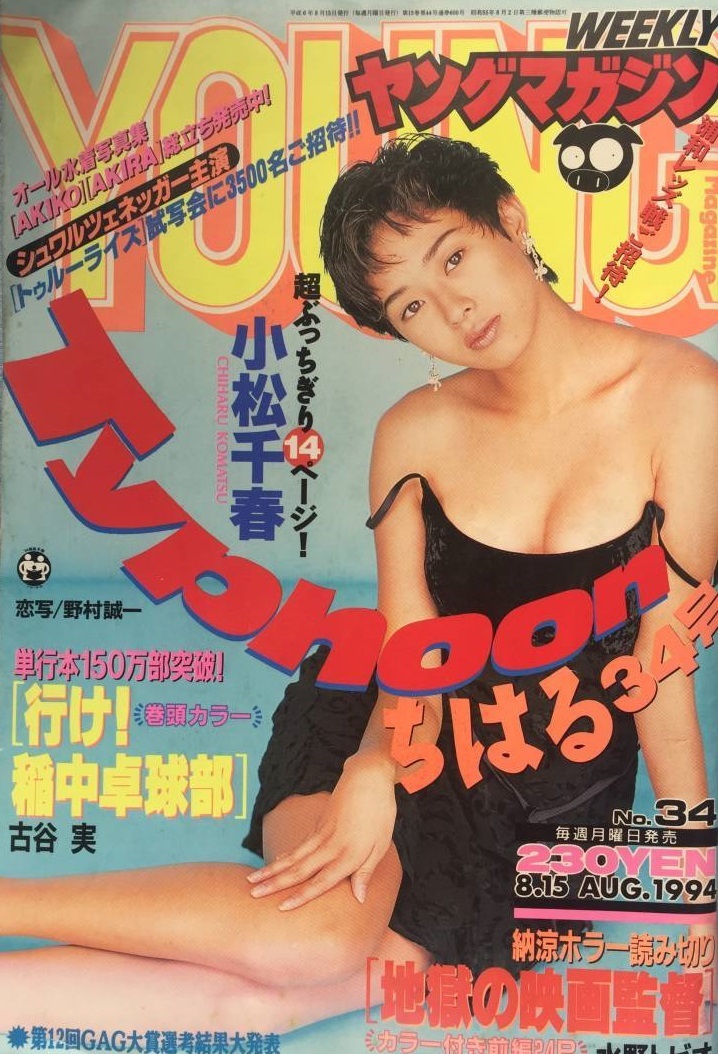 Cover of Weekly Young Magazine 1994 34